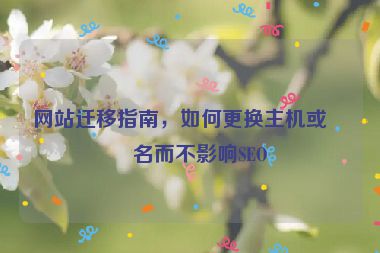 網(wǎng)站遷移指南，如何更換主機(jī)或域名而不影響SEO