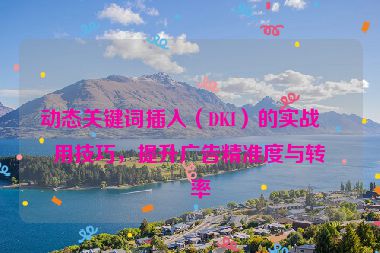 動態(tài)關(guān)鍵詞插入（DKI）的實戰(zhàn)應(yīng)用技巧，提升廣告精準(zhǔn)度與轉(zhuǎn)化率