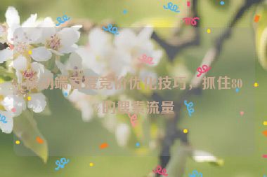 移動端百度競價優(yōu)化技巧，抓住80%的搜索流量