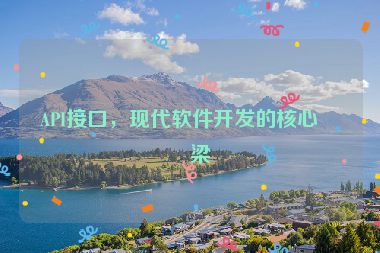 API接口，現(xiàn)代軟件開發(fā)的核心橋梁