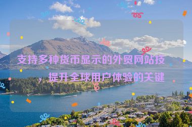 支持多種貨幣顯示的外貿(mào)網(wǎng)站技術(shù)，提升全球用戶體驗的關(guān)鍵