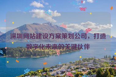 深圳網(wǎng)站建設(shè)方案策劃公司，打造數(shù)字化未來(lái)的關(guān)鍵伙伴