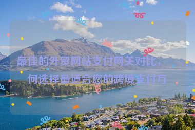 最佳的外貿(mào)網(wǎng)站支付網(wǎng)關(guān)對(duì)比，如何選擇最適合您的跨境支付方案