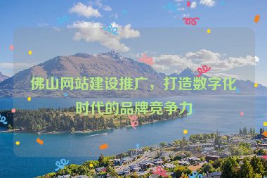 佛山網(wǎng)站建設(shè)推廣，打造數(shù)字化時代的品牌競爭力