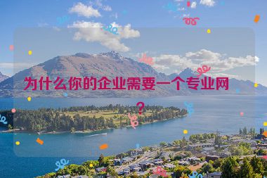 為什么你的企業(yè)需要一個專業(yè)網(wǎng)站？