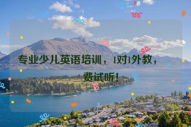 專業(yè)少兒英語培訓，1對1外教，免費試聽！