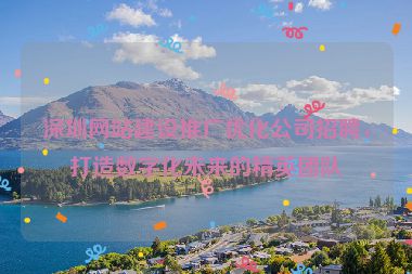 深圳網(wǎng)站建設(shè)推廣優(yōu)化公司招聘，打造數(shù)字化未來的精英團(tuán)隊