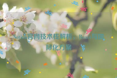 Notion官網(wǎng)技術(shù)棧解析，React與國(guó)際化方案