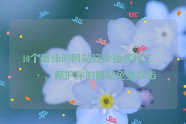 10個最佳的網(wǎng)站安全插件和工具，保護(hù)你的網(wǎng)站免受攻擊