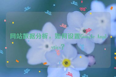網(wǎng)站數(shù)據(jù)分析，如何設(shè)置Google Analytics？