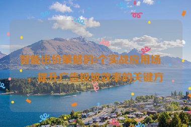 智能出價策略的5個實戰(zhàn)應(yīng)用場景，提升廣告投放效率的關(guān)鍵方法